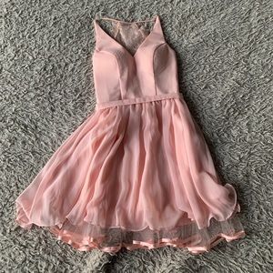 PromGirl Pink Homecoming Dress